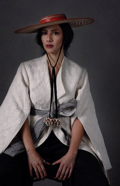 FLAT STRAW HAT